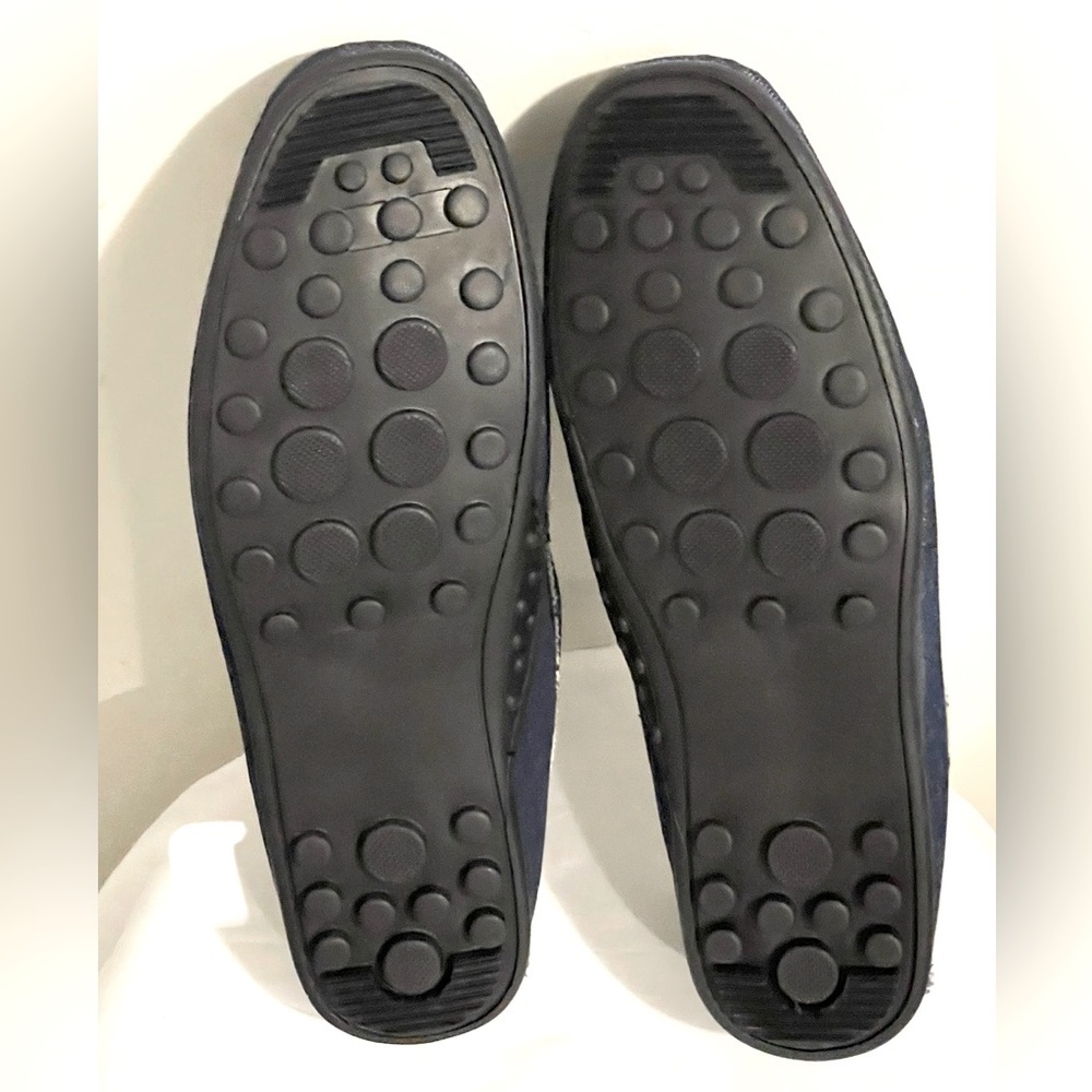 Sz 10 J.Sabat men shoes denim blue loafers  NW - Picture 3 of 4